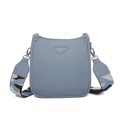 Wide Across The Body Multicolour Strap Women Bag Magdot Shoulder Handbag JM1311 • £19.77