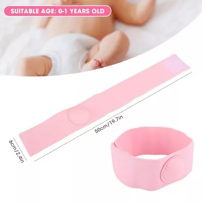 2pcs Umbilical Hernia Belt Baby Belly Button Band Infant Wrap Abdominal Binder • £8.66