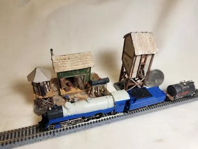 Z Scale Scratch Built TWO PIECE TRACKSIDE MAINTENANCE - Building Structure • $65