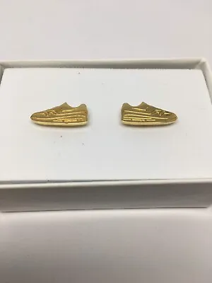 Nike Air Max Shoes Gold Earrings 925 Silver - Authentic Nike Merch • $21.56