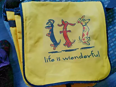 LIFE IS WIENDERFUL Dachshund Tote Bag • $15