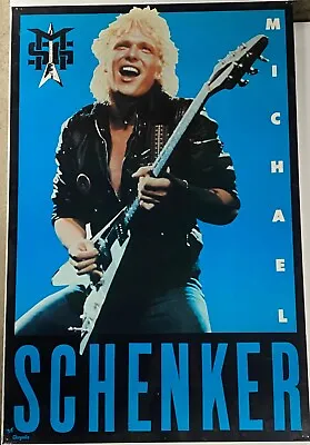 Michael Schenker MSG US Promo Poster 1981Chrysalis UFO Scorpions Rare • $199.99