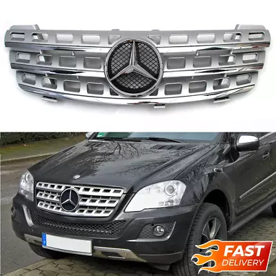 AMG Grille Front Grill For 2005-2008 Mercedes Benz W164 ML550 ML350 ML500 ML63 • $71.49