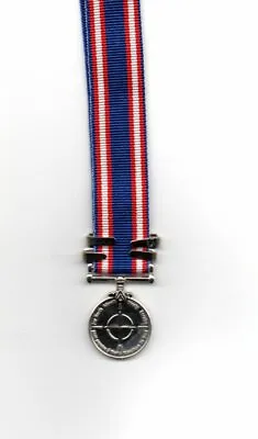 Nato Service Medal With Two X Clasps .superb Miniature At Half Price • £24.95