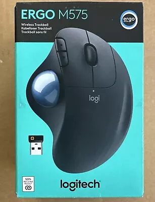 Logitech ERGO M575 Wireless Trackball - Graphite • £15