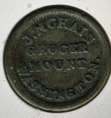 Mount Washington Pa Civil War Store Card Token Arm And Hammer Die! • $8.58