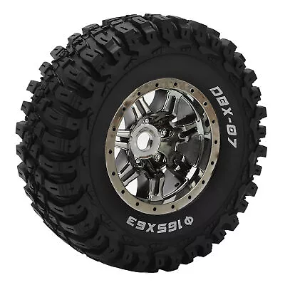 GSA 2Pcs Rubber Tire Skin 165mm Diameter Wheel Tire For ZD Racing 1/7 DBX07 RC • £36.20