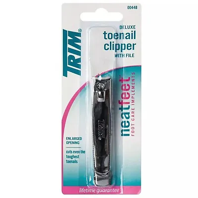 New Trim Deluxe Toenail Clipper Professional Quality Nail Care Toe Nail Cutter • $6.59