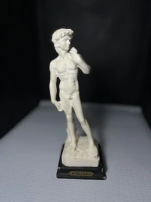 Statue David 31 Michelangelo Classic Signed A. Giannetti 9  Tall (D10) • $44