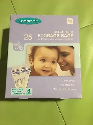 47 X Lansinoh Breastmilk Storage Bags And Breast Pads X 7 • £6