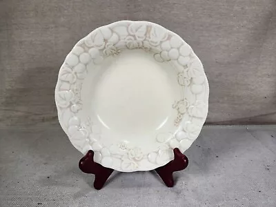 Vintage Metlox Poppy Trail Vernon Ware Antique Grape White  Serving Bowl 8 1/4  • $18