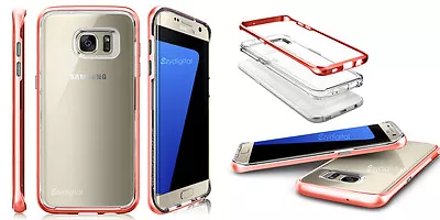 New Hybrid Crystal Gel Case Cover For Samsung Galaxy S7 & S7 Edge • $7.99