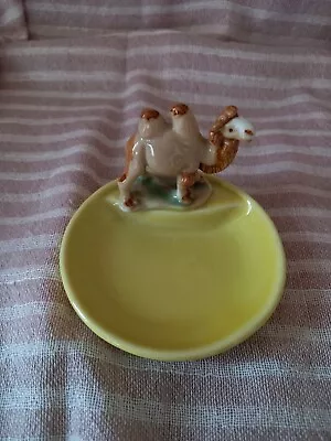 Camel Wade Whimtrays Yellow Dish Porcelain Vintage 1950's  V.Good Condition  • £4.50