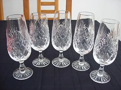 £58.99 • Buy 5 X Royal Doulton Juno Crystal Champagne / Prosecco Flutes / Glasses .