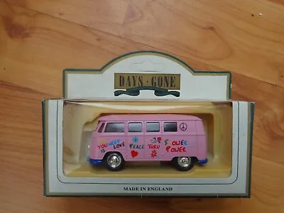 Classic Lledo Days Gone - 1955 Vw Volkswagen Camper Van 'flower Power' Dg86000 • £24.99