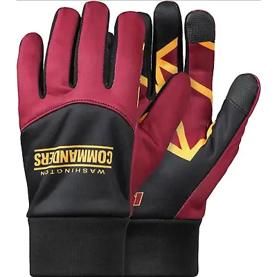 NWT FOCO Men's NFL Palm Logo Texting Gloves Washington Commanders • $20