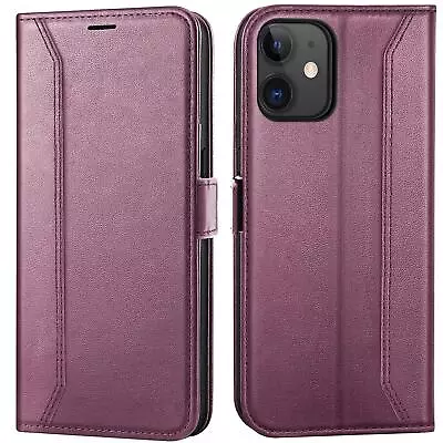 £13.87 • Buy Flip Case For IPHONE 12 Mini Rfid Protective Case Wallet Cover Book Case Cover