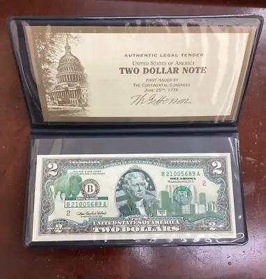 2003 A $2 Overprint Colorized - World Reserve Monetary Exchange • $10.99