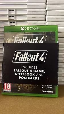 Fallout 4 ( Xbox One) Game Steel-Book Postcards Same Day Dispatch Free Deliver • £7.99