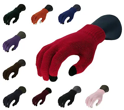 Warm Knitted Winter Touchscreen Texting Gloves Men Women One Size • $1.29