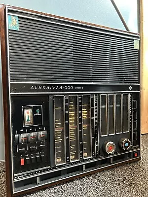 Vintage Rare USSR Radio. Highest Quality. Leningrad006. Stereo. 1970-1980. • $199