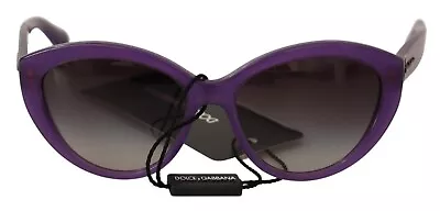 DOLCE & GABBANA Sunglasses DG4239 D&G Purple Translucent Cat Eye Frame • $161.79