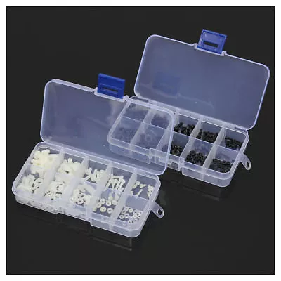 £3.70 • Buy 150Pcs M2 M2.5 M3 M4 M5 Nylon Hex Screw Bolt Nut Standoff Assortment Spacer A8L1