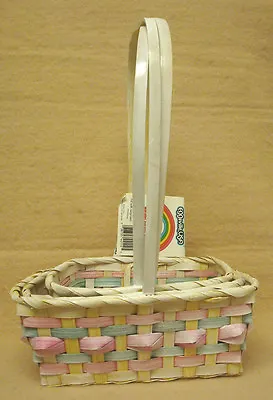 $4.44 • Buy  Lot Of 3 Easter Baskets - Bamboo           #zpe-44012