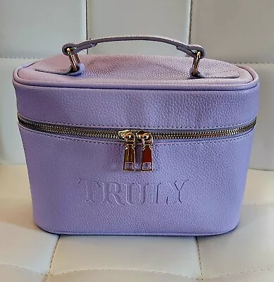 Truly Beauty Lavender Travel Makeup Train Case Bag • $16.99