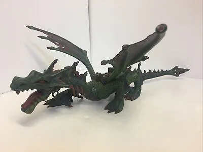 Mega Bloks Dragons Dark Green Dragon 42cm Approx Plastic Toy • £4.99