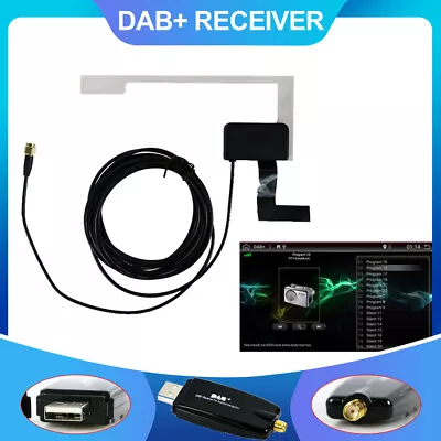 USB DAB+ Digital Radio BOX Radio Tuner Receiver Stick For Android Car DVD Stereo • $40.06