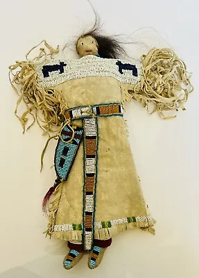 $4800 • Buy C. 1880 Sioux Native American Indian Beaded Doll
