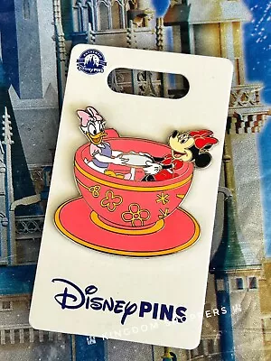 2024 Disney Parks Minnie Mouse & Daisy Duck Tea Cup Attraction OE Pin • $20.95