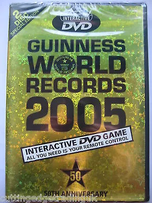 Guinness World Records 2005 Interactive DVD Game NEW SEALED PAL Region 2 • £3.39