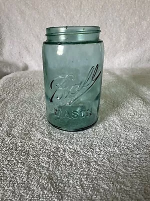 Vintage BALL BLUE Mason Canning Pint Jar (1900-1923) - Shoulder Seal VHTF • $10.70