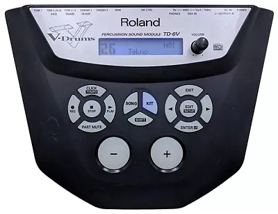 $179.99 • Buy Roland Percussion TD-6V Drum Electronic V-Drums Sound Module - No Power Supply