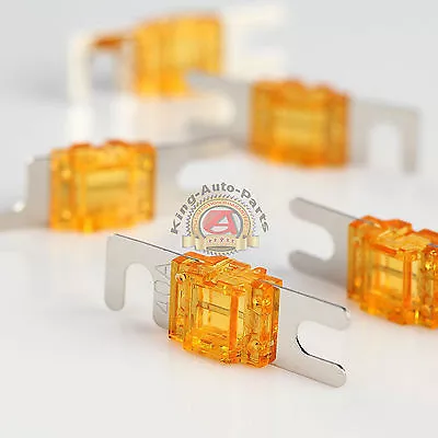 5 Pack 40 Amp Mini Anl Fuse Fuses Nickel Plated Afs Afc40 • $10