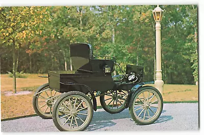 Postcard Long Island Auto Museum - 1902 WAVERLEY Model 21 Electric VTG FCP. • £3.70