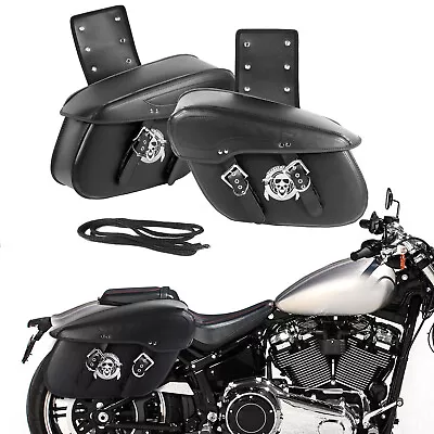 $129.99 • Buy Tool Bags Side Saddlebags Pannier For Yamaha V Star XVS 650 950 1100 1300 Custom