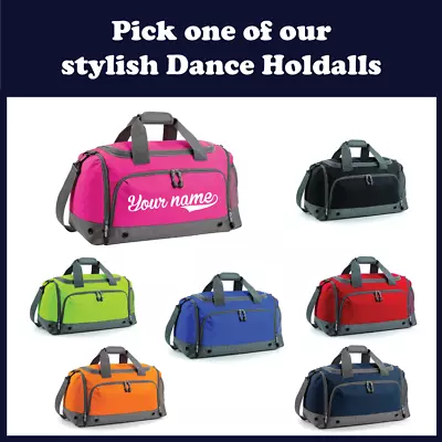 £18.95 • Buy Personalised Dance Holdall Bag Girls Ballet Children's Glitter Kit Kids School