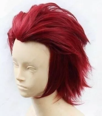 New For Cosplay K Project Suoh Mikoto Red Short 30CM Layered Men Wig • $15.40