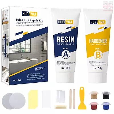 Shower Tray Repair Kit Hupeyna Tub Tile And Shower Repair Kit Bathtub Repair • £19.43