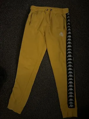 Men’s Kappa Yellow Bruce Lee Color Sweatpants Size Medium  • $17