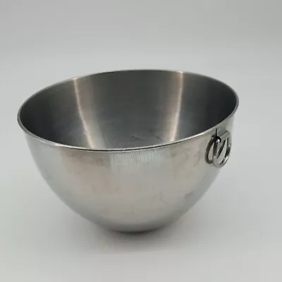 Revere Ware Medium Stainless Steel Mixing Bowl With Hoop Handle Korea 193 P • $6.95