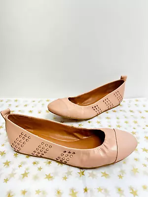 Ellen Degeneres Shoes Womens Size 8 Ballet Flats Perforated Hearts • $34