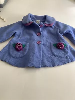 Toddlers Girls Fleeced Jacket Light Blue Mack&Co Size 2T • $4.99