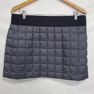 Alp N Rock Womens Size 4 Alpine Down Quilted Puffer Skirt Apres Ski Gray • $69.99