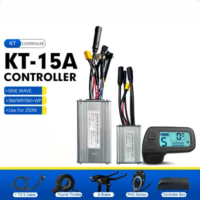 Electric Bike Controller 36V 48V 15A Waterproof 6 Mosfet Controller With Display • $213.36