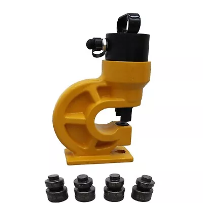 31T Hydraulic Hole Punching Tool Copper Sheet Metal Hole Puncher With 4 Moulds • $162.75