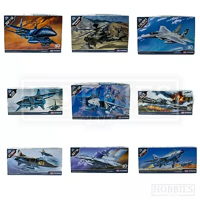 Academy 1/72 Scale Model Kits Jet Fighters F14 F15 F16 M21 Falcon Eagle Tomcat • £34.54